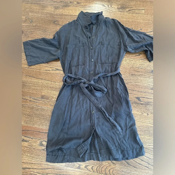 MARINE LAYER Brown Renata Shirt Dress Womens Size Small L0813 - Picture 10 of 11